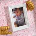 Baby Feet And Hands 3D Model Kit DIY Casting Set With Wooden Photo Frame